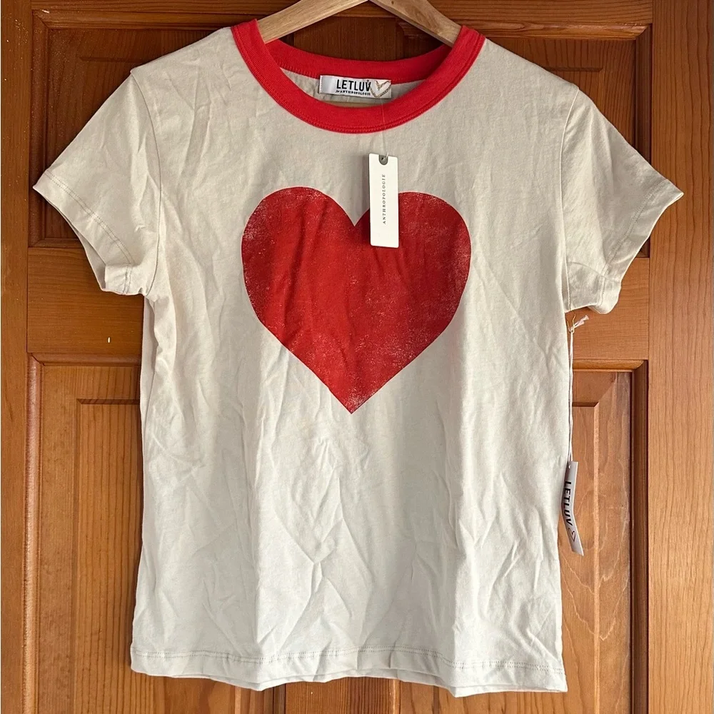 Anthropologie Letluv Heart Ringer Tee - Picture 4 of 11